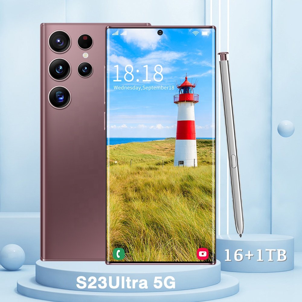 High Quality Wholesale S23 Ultra 6.8 HD Screen phones Unlocked Original Hand Cell Phones for Original S23 Ultra 12G 1TB